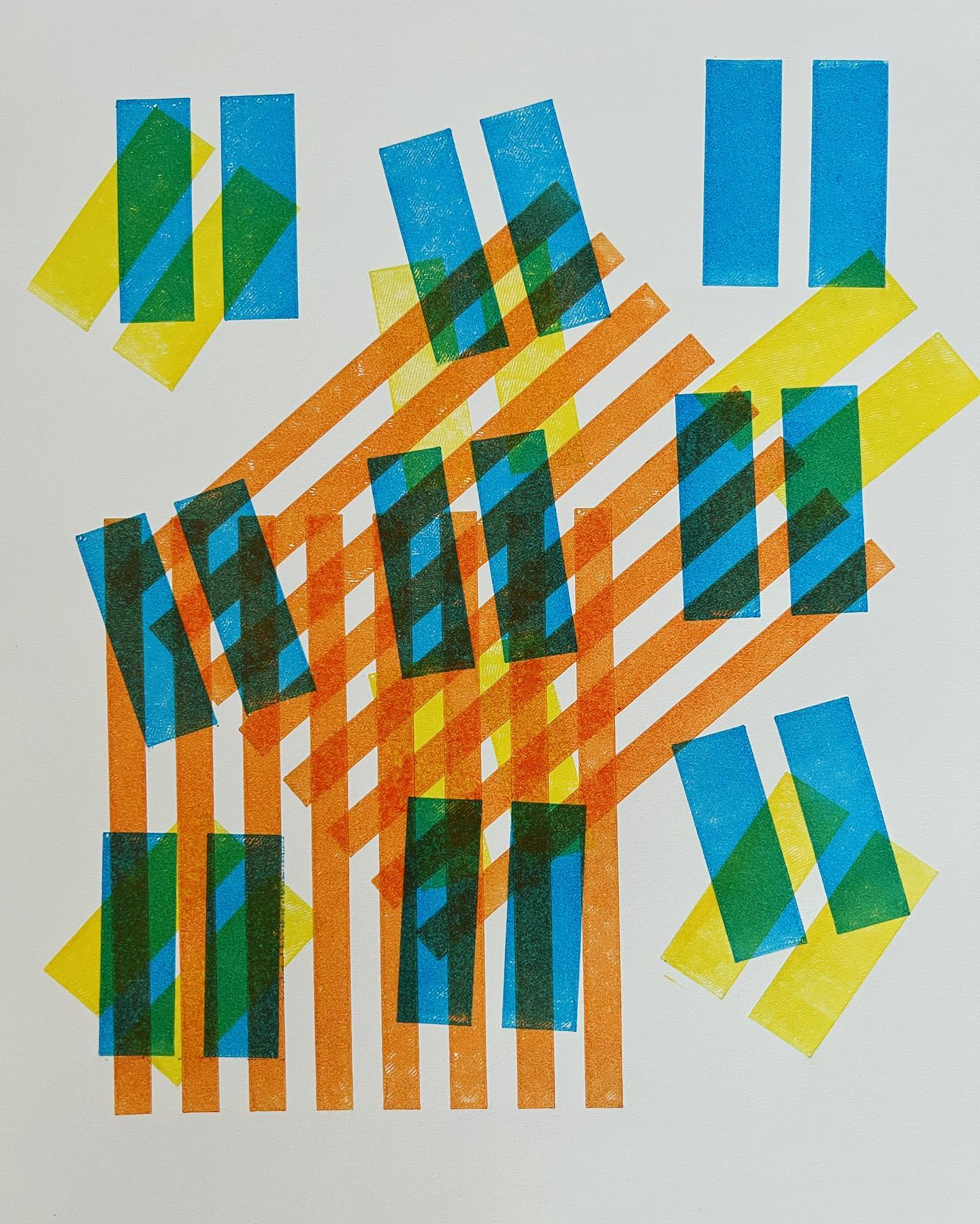 Blue yellow orange 4