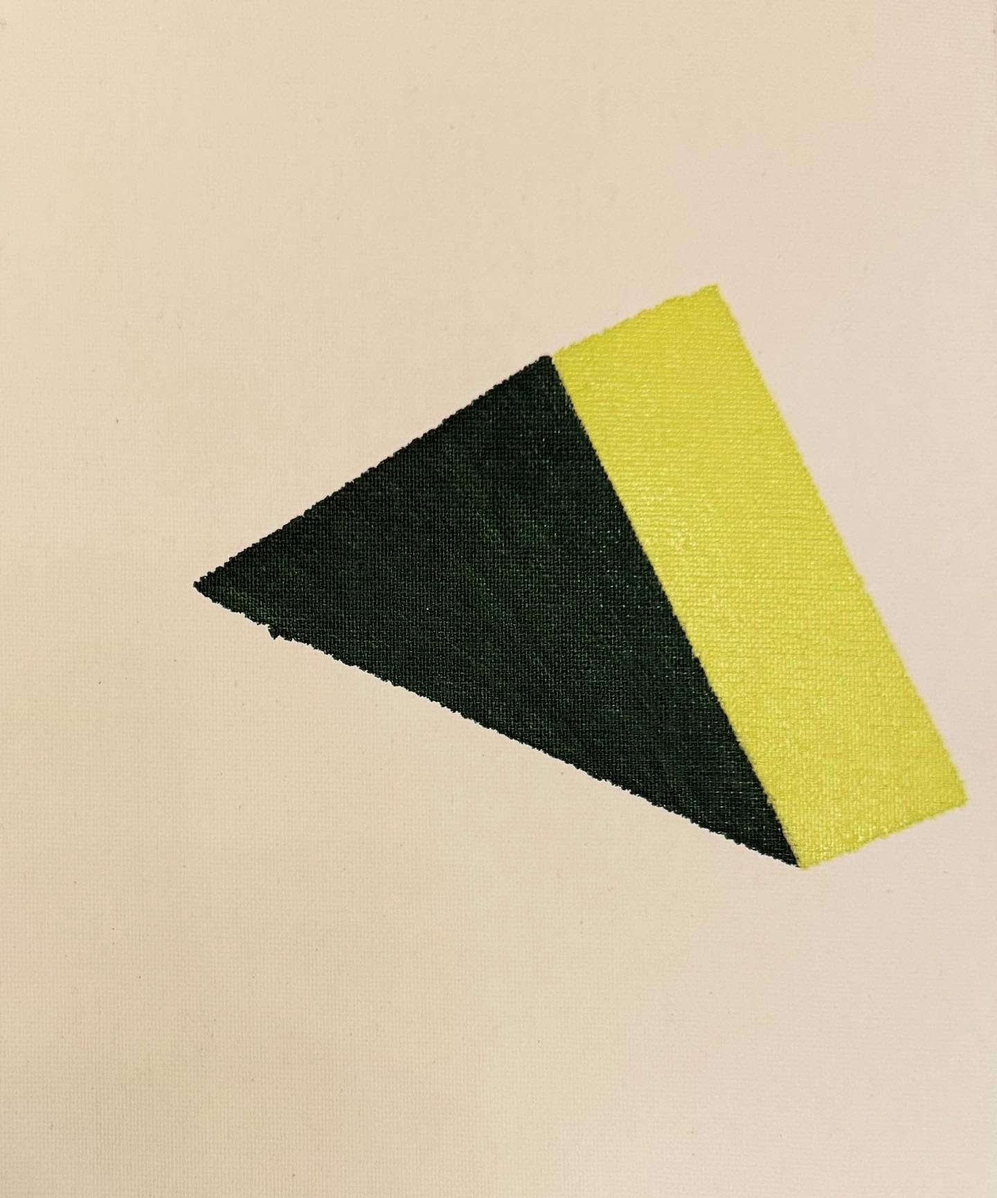 Yellow and green triangle 2